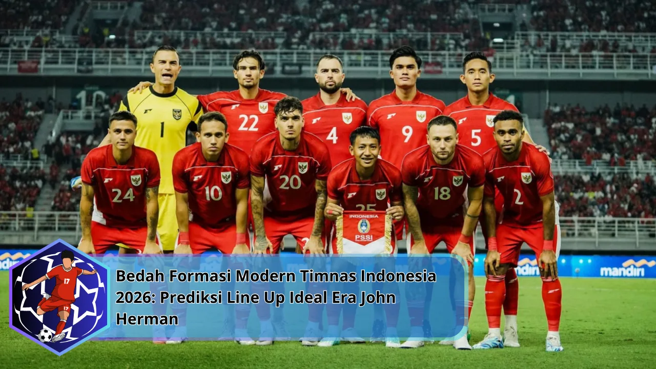 Pelatih sepak bola menjelaskan strategi formasi modern kepada pemain di lapangan latihan 2026